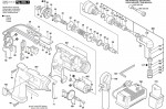 Bosch 0 602 490 612 IASR 9,6-12V Cordless Screw Driver Spare Parts